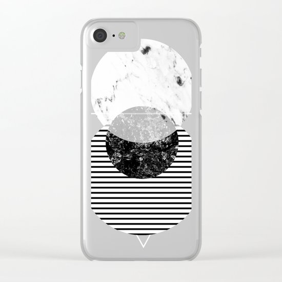 Minimalism 9 Clear iPhone Case