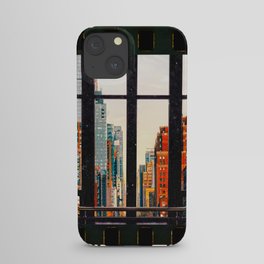 New York City Window Film Strip iPhone Case
