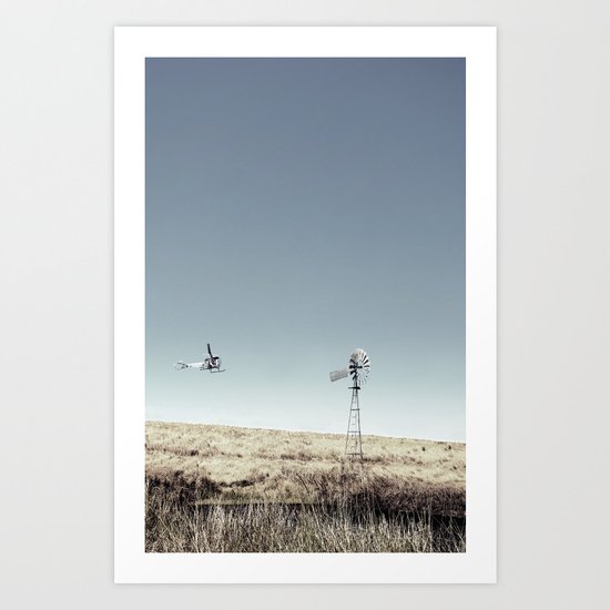 Dustoff downunder - Villenvue, QLD Art Print
