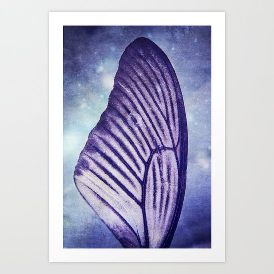 Tears grow Wings Art Print