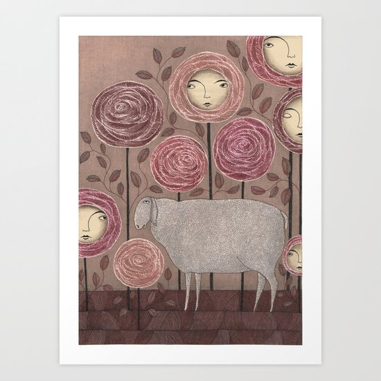Sleeping beauty Art Print