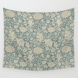 William Morris Double Bough Slate Blue Wall Tapestry
