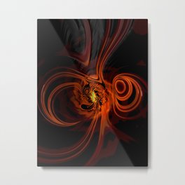 Fire from "ELEMENTS" series Metal Print | Surrealism, Abstract, Fire, Elements, Painting, 4Elements, Digital, Illustration, 5Elements 