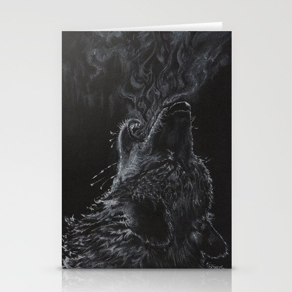 Wolf - The Uneasy Chill Stationery Cards