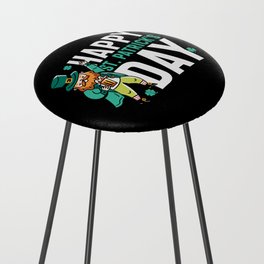Happy St Patrick's Day Counter Stool