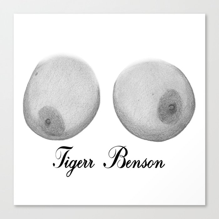 Tigerr Benson Canvas Print by BosomArt