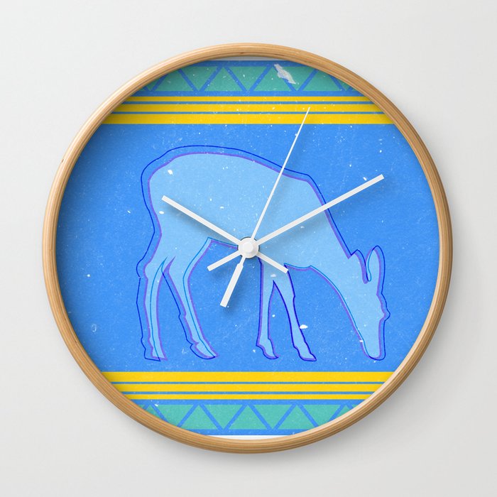 deer. Wall Clock