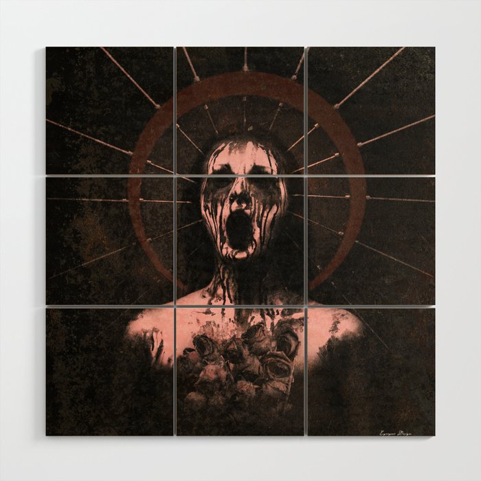 Our Lady of Rust and Anguish Wood Wall Art