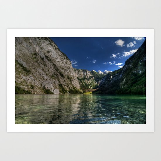 Mountain lake- Alpes Nature Outdoors Mountains Alpes - #Society6 Art Print