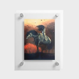 Untitled (Horse Rider), by Zdzisław Beksiński Floating Acrylic Print