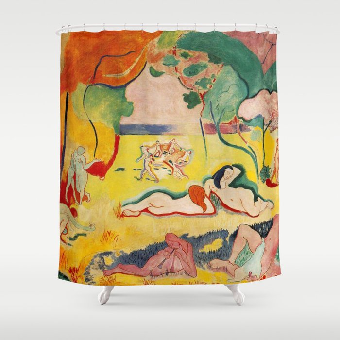 Henri Matisse - Le bonheur de Vivre (The Joy of Life) portrait painting Shower Curtain