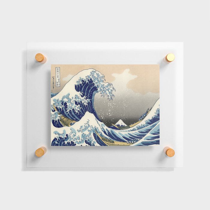 Great Wave Floating Acrylic Print