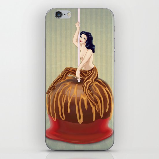 Candy Apple Girl iPhone & iPod Skin