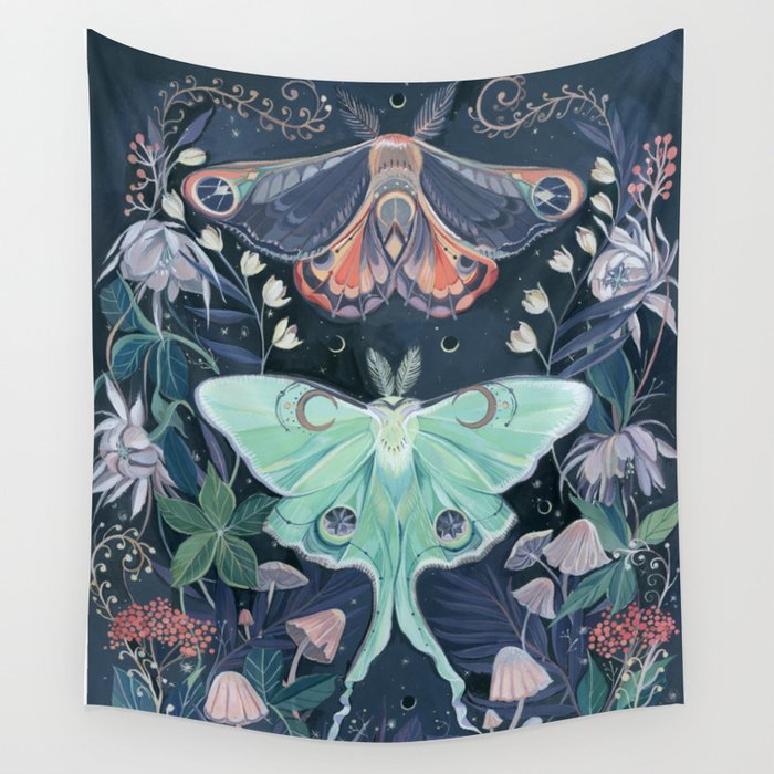 Luna Moth Wall Tapestry