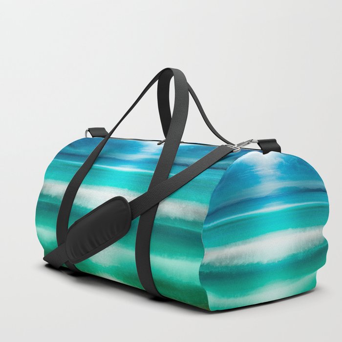 Blue Sky Over Teal Sea South Duffle Bag By Marcanton Society6 Blue Sky Over Teal Sea South Duffle Bag