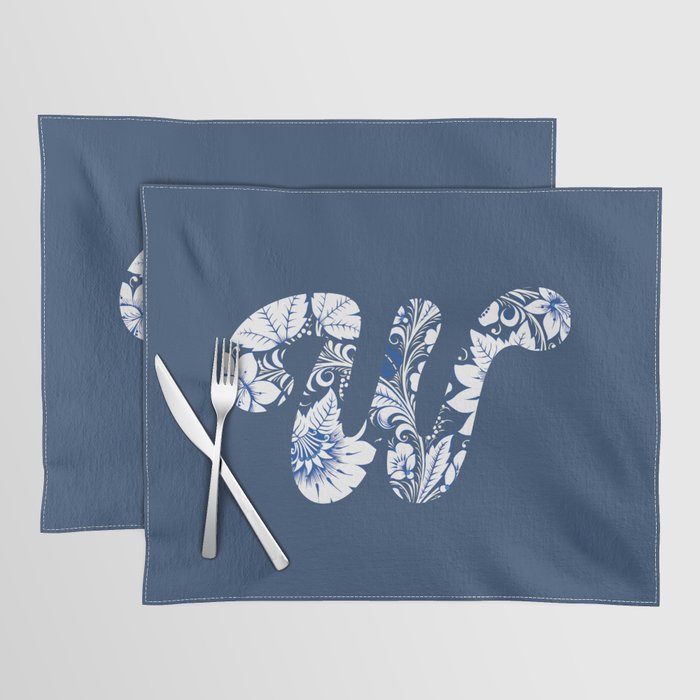 Chinese Element Blue - W Placemat