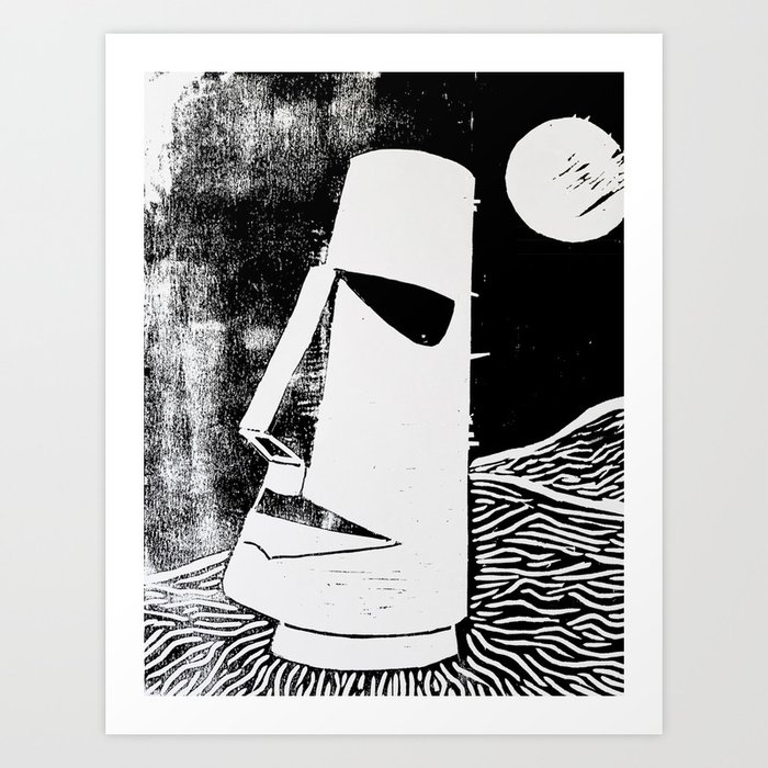 Photo White - Abstract Surrealism Print Art Print