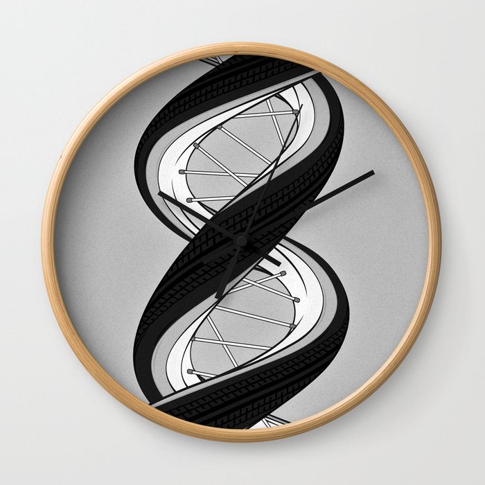 Cycling is in my DNA Wall Clock
