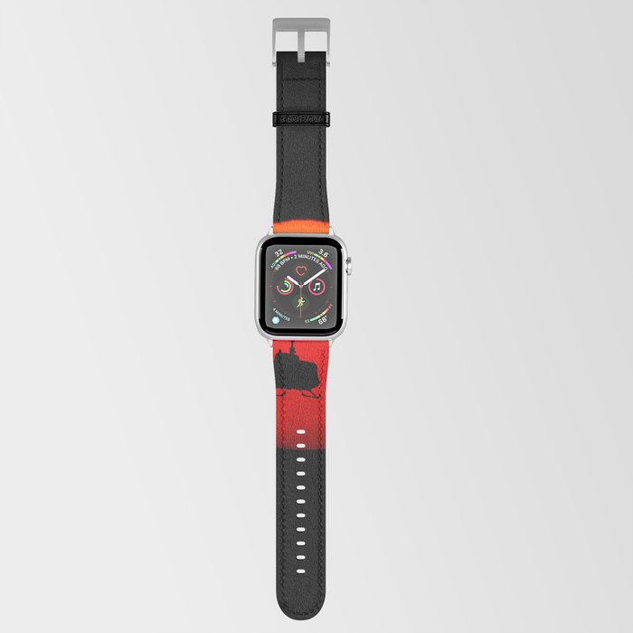 Vietnam Helicopter Sunset Apple Watch Band