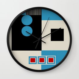 Abstract in Blue, Black, Red and Beige. See Companion Piece Wall Clock | Popart, Digital, Artartistgift, Abstract, Decoratedecoration, Decoratedecor, Circlesquare, Homedecor, Summer, Abstractinblue 