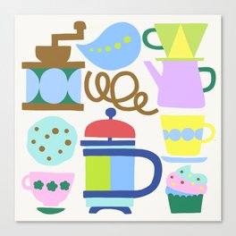 LET’S MEET FOR COFFEE Canvas Print