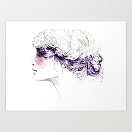 Purple Art Print