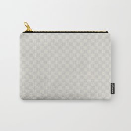 Beige Square Carry-All Pouch