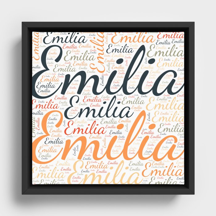 Emilia Framed Canvas