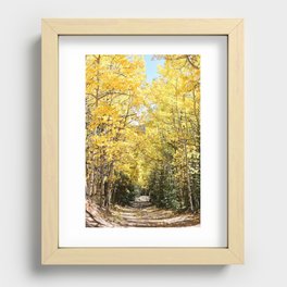Road to the Hut Recessed Framed Print