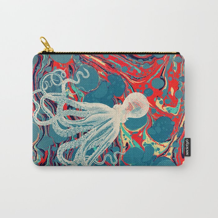 Vintage Octopus Carry-All Pouch