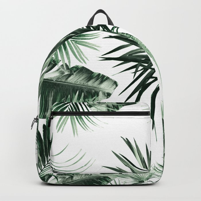 Tropical Summer Vibes Leaves Mix #2 #tropical #decor #art #society6 Backpack
