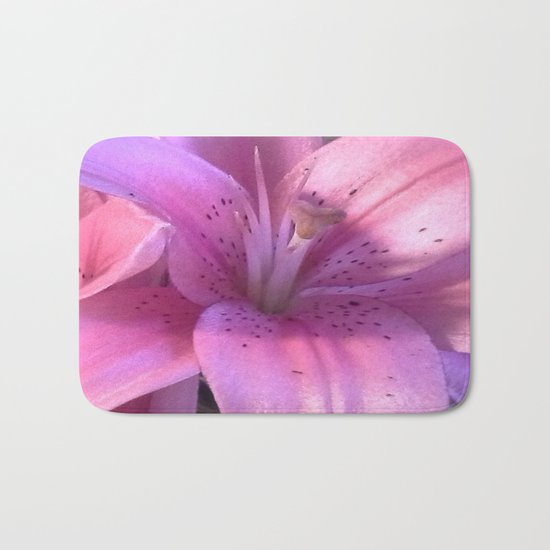 Lily: A Closeup Bath Mat