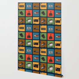 Retro Gaming Wallpaper For Any Decor Style Society6