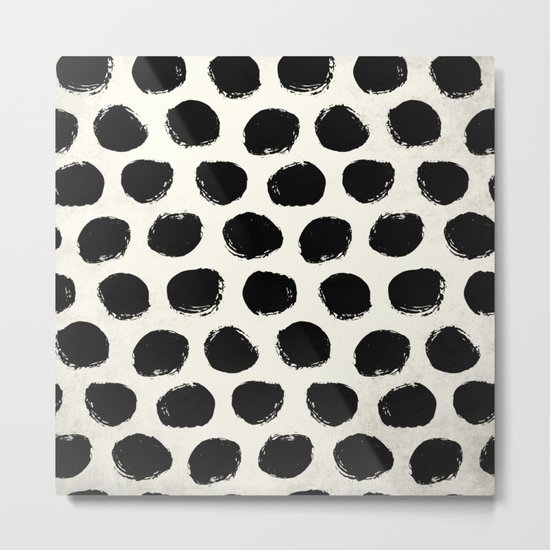 Urban Polka Dots Metal Print