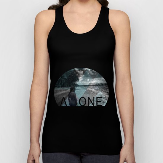 Alone Unisex Tank Top