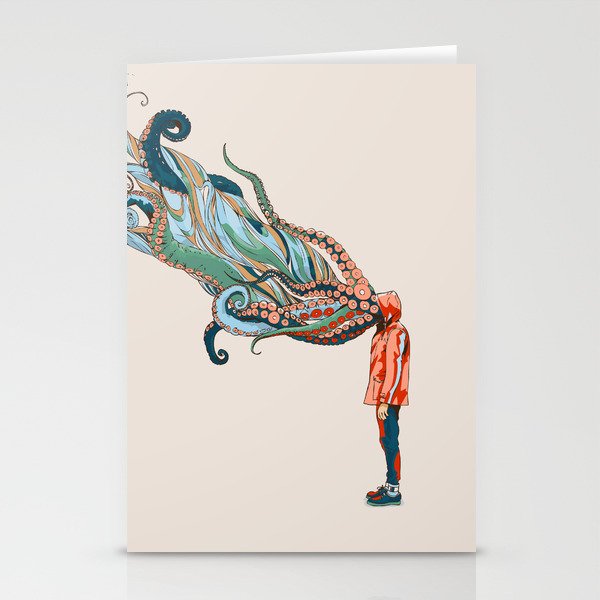 Octopus in me Stationery Cards