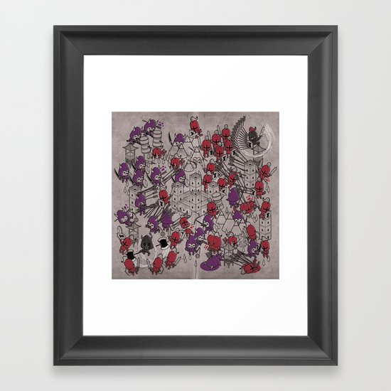 The Great Battle of 1211 Framed Art Print