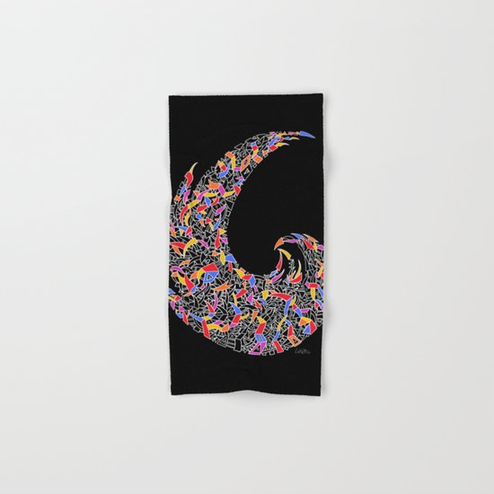 - disco pop - Hand & Bath Towel