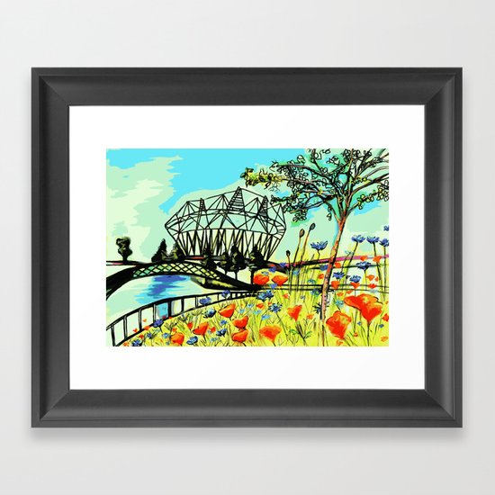 The Olympic Park London 2012 Framed Art Print