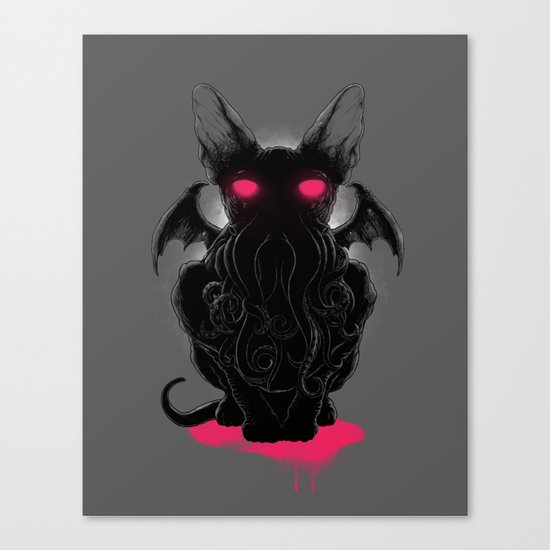 Cathulhu Canvas Print