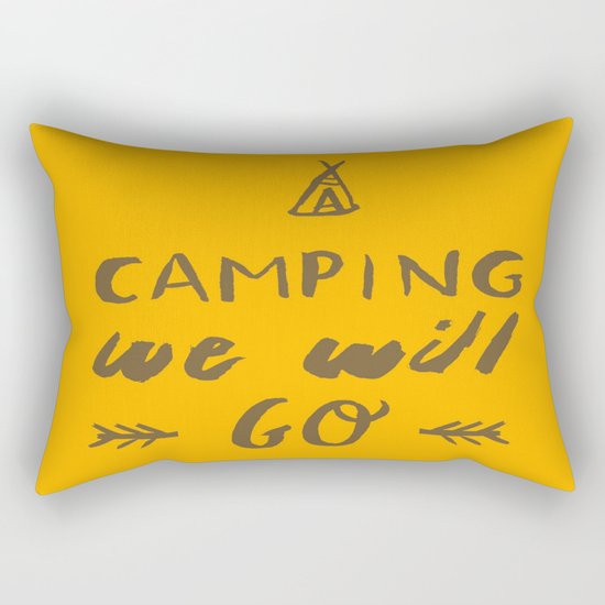 Camping we will go Rectangular Pillow