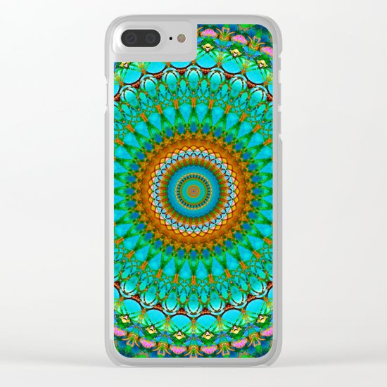 Geometric Mandala G388 Clear iPhone Case