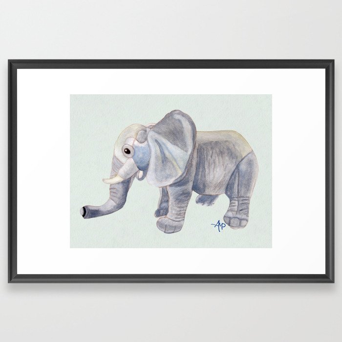 Cuddly Elephant II Framed Art Print