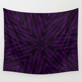 Eggplant Purple Wall Tapestry