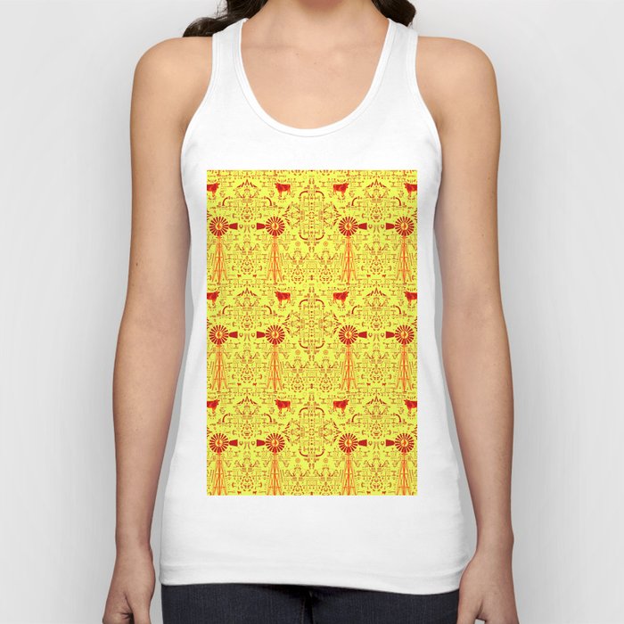 Cows and windmills Tank Top