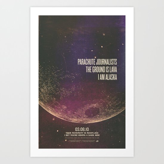 Parachute Journalists - Moonlike Art Print