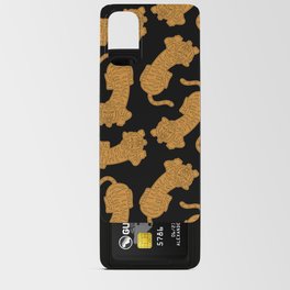 Chinese tiger pattern. Zodiac sign design. Animal silhouette. Horoscope symbol Android Card Case