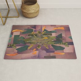 Enigmatic balance Rug