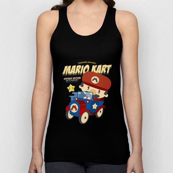 mario kart vintage Unisex Tank Top