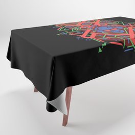 Undead Music Lover Design (blue) Tablecloth